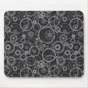 Cogwheels pattern mouse mat