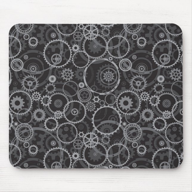 Cogwheels pattern mouse mat (Front)