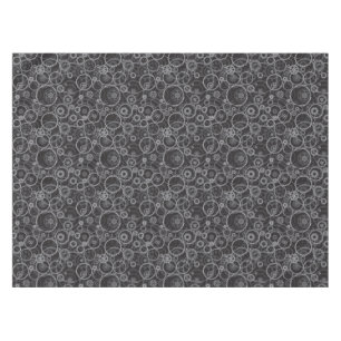 Cogwheels pattern tablecloth