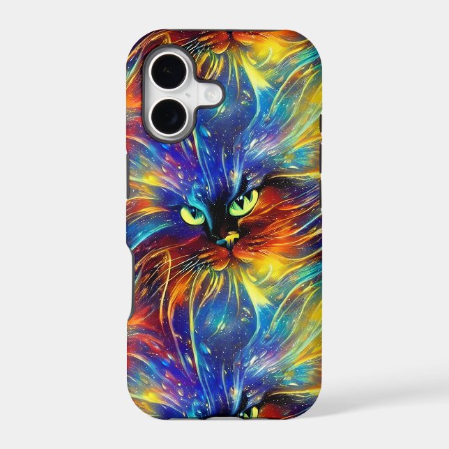 Cohesive Abstract Exquisite Cat Splashes Seamless  (Back)