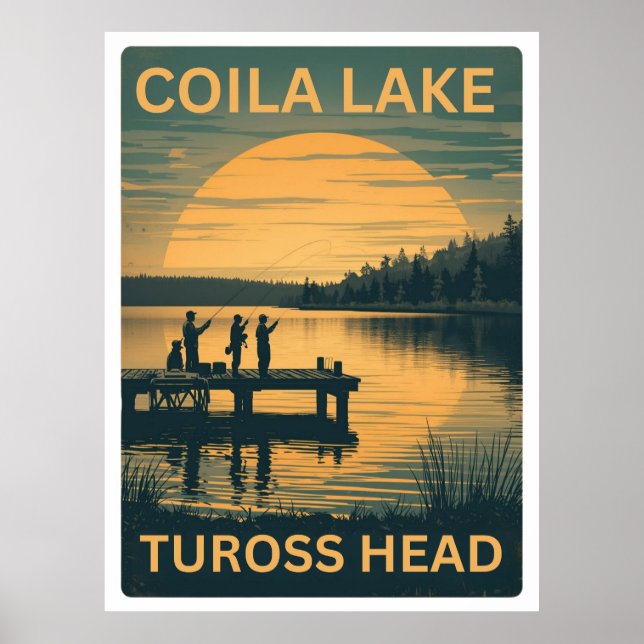 Coila Lake, Tuross Head, NSW Poster (Front)