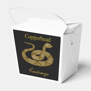 Coiled Copperhead Snake Thunder_Cove Favour Box