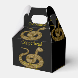 Coiled Copperhead Snake Thunder_Cove Favour Box