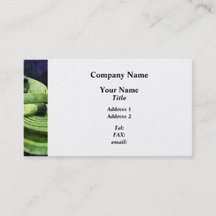 Coiled Hose in Fire Truck  - Platinum Finish Business Card