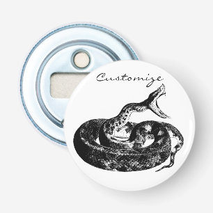 Coiled Rattlesnake Thunder_Cove Bottle Opener