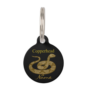 Coiled Rattlesnake Thunder_Cove Pet Tag