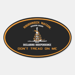 COILED RIG Oilfield Oval Sticker
