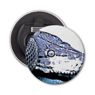 Coiled snake bottle opener