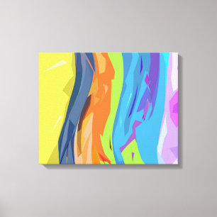 Coiled waterfall canvas print