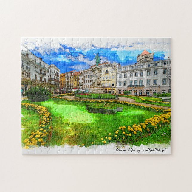 Coimbra Morning-The Real Portugal Jigsaw Puzzle (Horizontal)