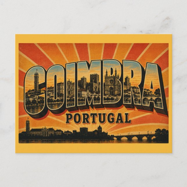 Coimbra Portugal  Postcard (Front)