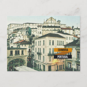 Coimbra, Portugal Travel Postcard