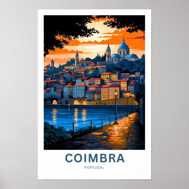 Coimbra Portugal Travel Print (Front)