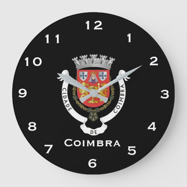 Coimbra Portugal Wall Clock (Front)