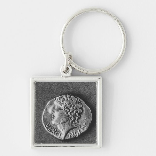 Coin bearing the effigy of Vercingetorix Key Ring (Front)