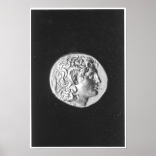 Coin bearing the head of Alexander the Great Poster