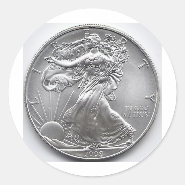 Coin Classic Round Sticker (Front)