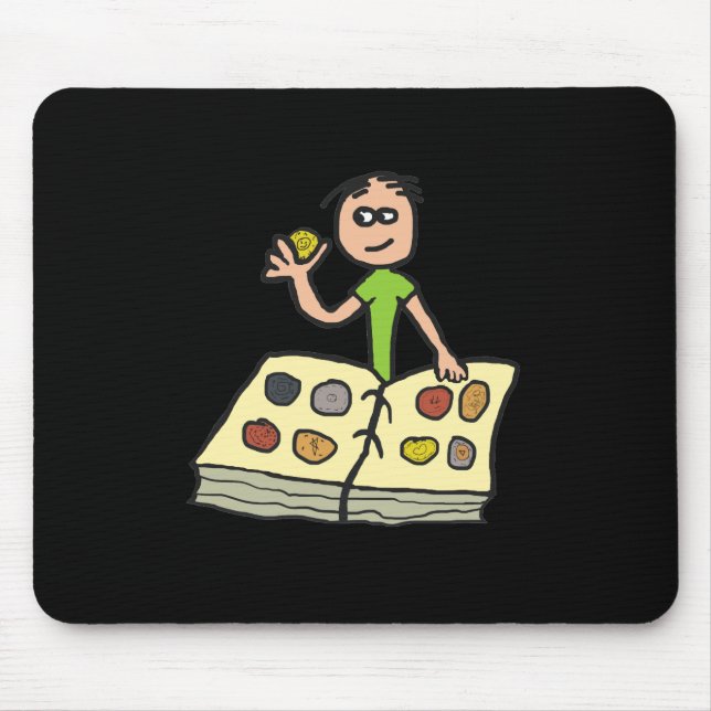 Coin Collecting Mouse Mat (Front)