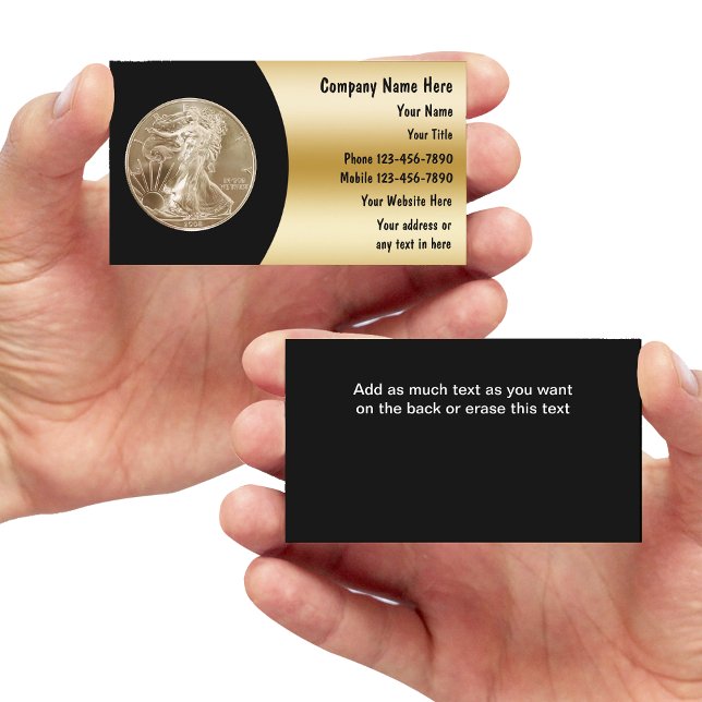 Coin Collector Business cards (Creator Uploaded)
