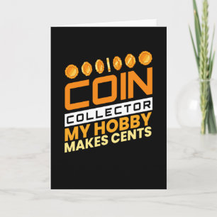 Coin Collector Collecting Collector Coin Card