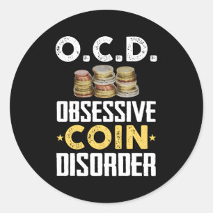 Coin Collector For Coin Classic Round Sticker