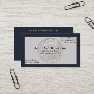 Coin Dealer Business Card