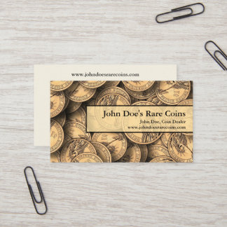 Coin Dealer Business Card