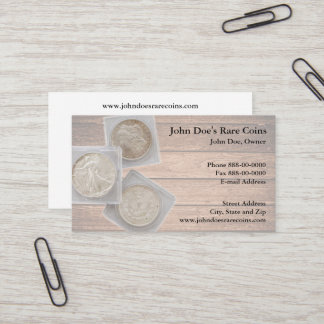 Coin Dealer Business Card
