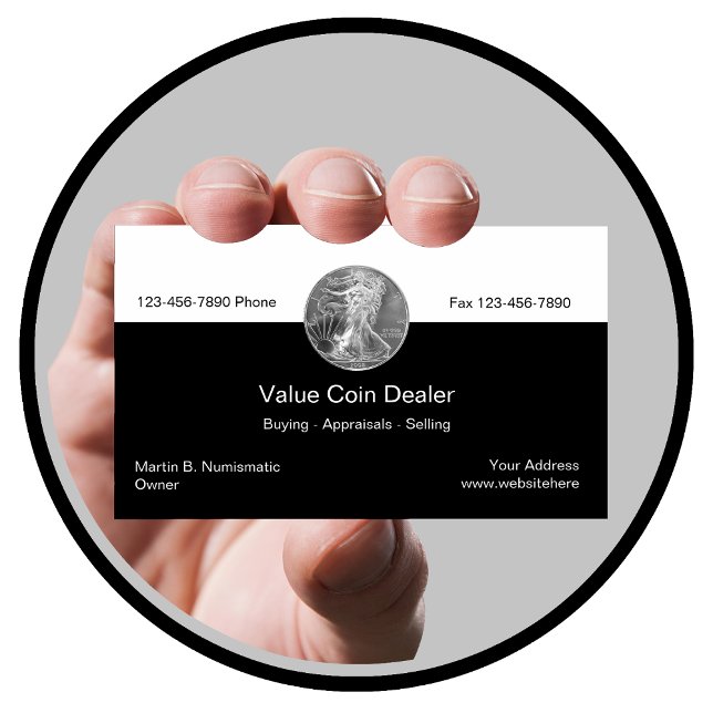 Coin Dealer Business Cards (Creator Uploaded)