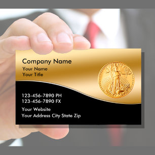 Coin Dealer Numismatic Business Cards