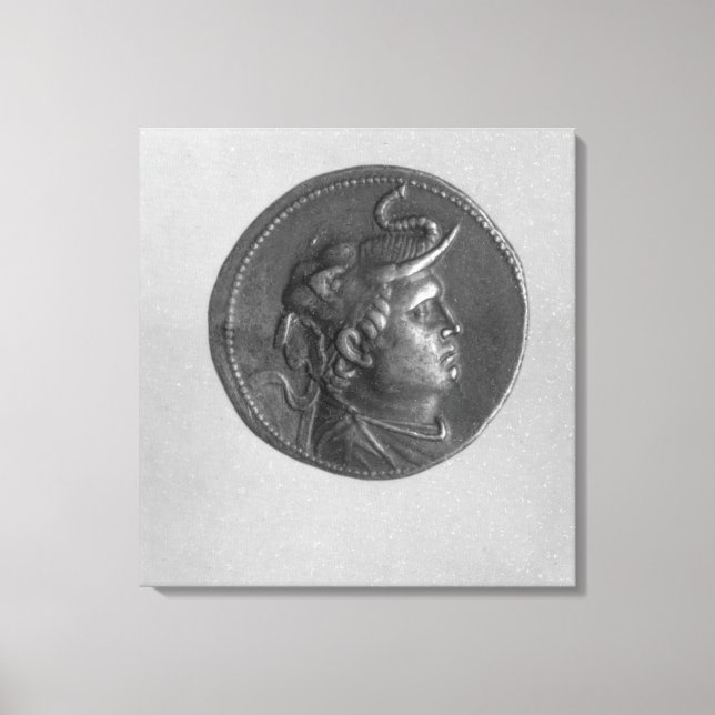 Coin minted by Ptolemy I Canvas Print (Front)