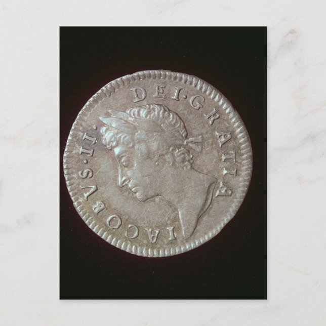 Coin of James II Postcard (Front)