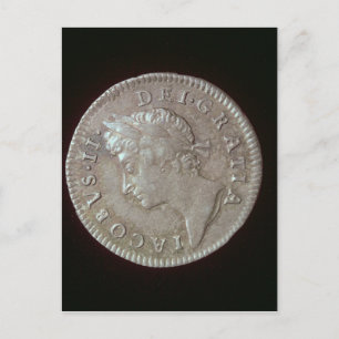 Coin of James II Postcard