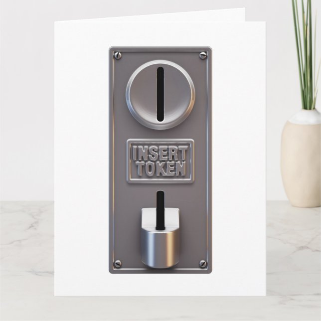 Coin Slot Facade Card (Front)