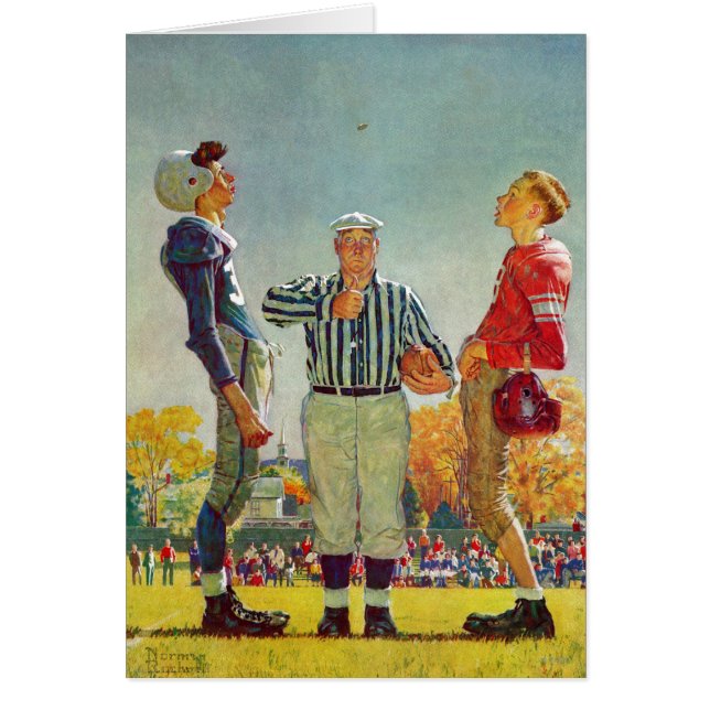 Coin Toss by Norman Rockwell (Front)