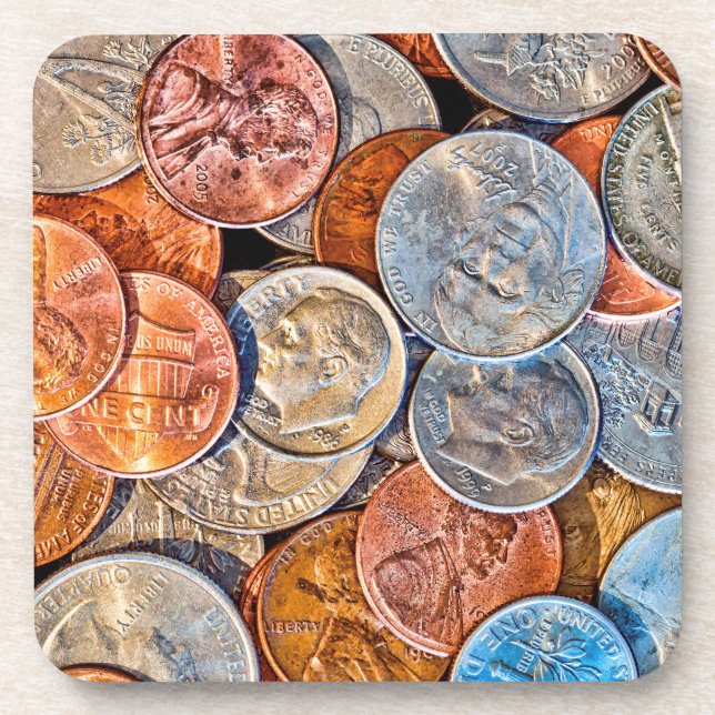 Coined Currency Coaster (Front)