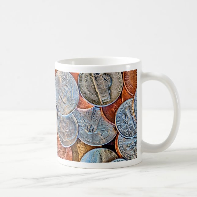 Coined Currency Coffee Mug (Right)