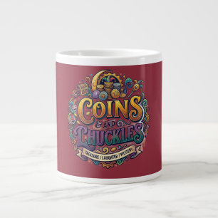 Coins and Chuckles Large Coffee Mug