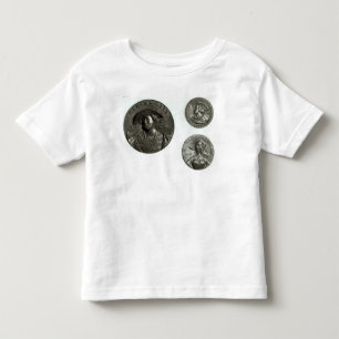 Coins depicting Henry VIII and Anne Boleyn Toddler T-Shirt