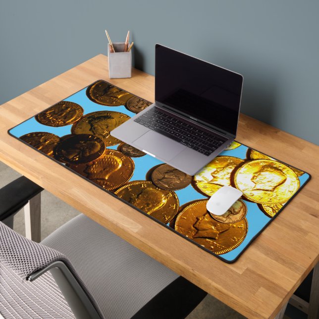 Coins Desk Mat (Office 2)