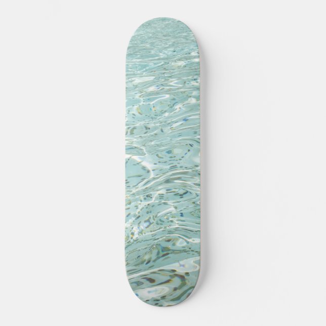 Coins in the Trevi Fountain #1 #travel #wall #art Skateboard (Front)