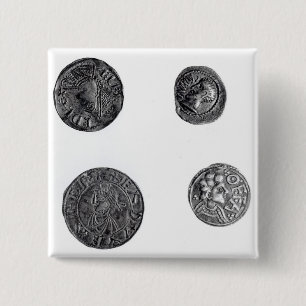 Coins of Cunobelinus or Cymbeline 15 Cm Square Badge