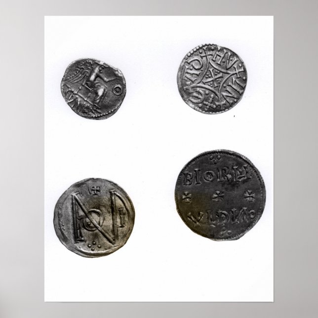 Coins of Cunobelinus or Cymbeline ,King of Mercia Poster (Front)
