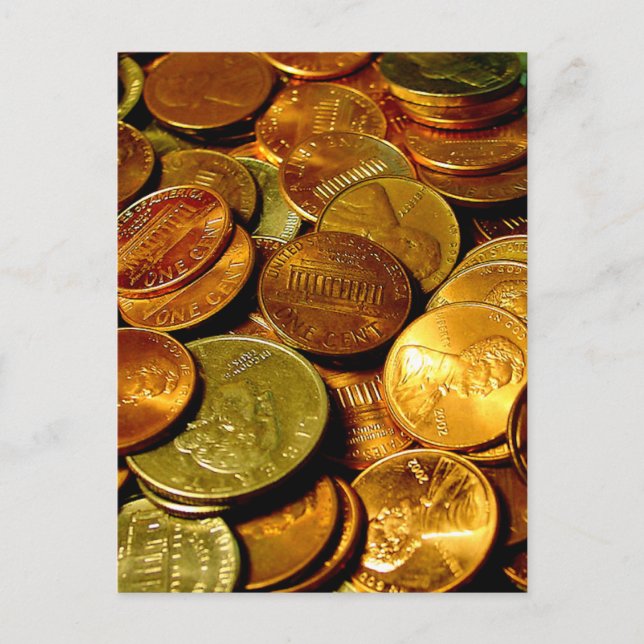 Coins Postcard (Front)