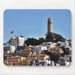 Coit Tower On Telegraph Hill In San Francisco Take Mouse Mat