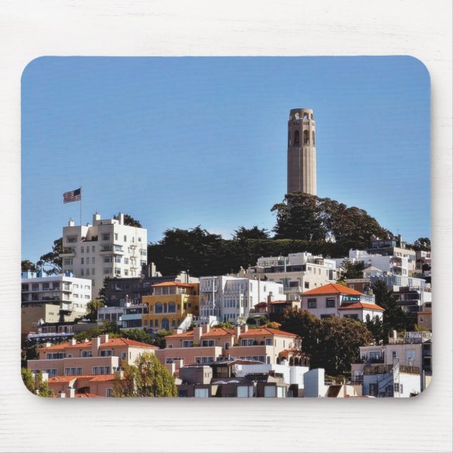 Coit Tower On Telegraph Hill In San Francisco Take Mouse Mat (Front)