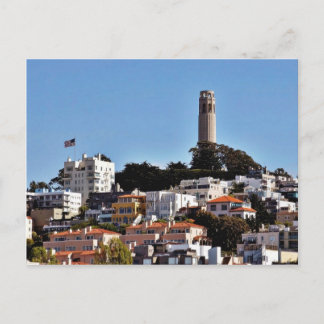 Coit Tower On Telegraph Hill In San Francisco Take Postcard