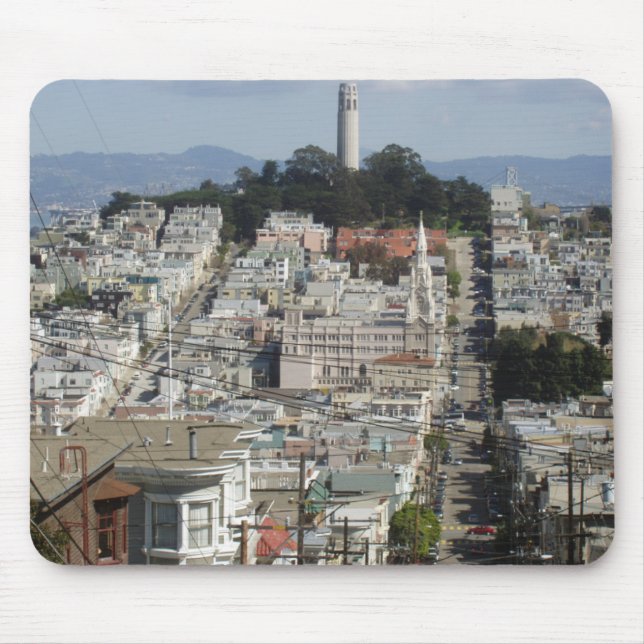 Coit Tower Scenic Picture Mouse Mat (Front)