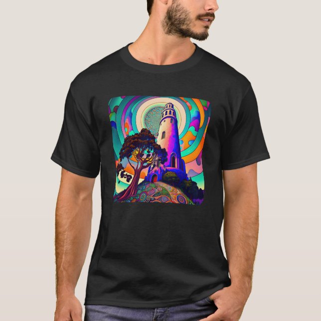 Coit tower v1 (no text) T-Shirt (Front)