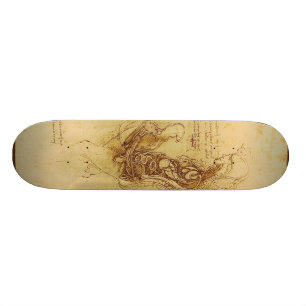 Coition of a hemisected man and woman skateboard